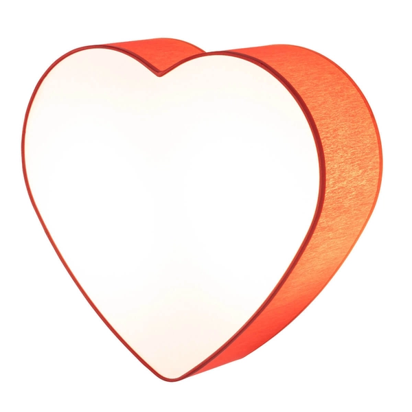 Dziecięca sufitowa lampa Heart 10777 TK Lighting serce biała czerwona