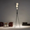 Designerska stojąca lampa Goliat LPGOL kule  czarna