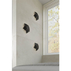 Czarny kinkiet sypialniany SL.0423 metalowa lampa kwiat