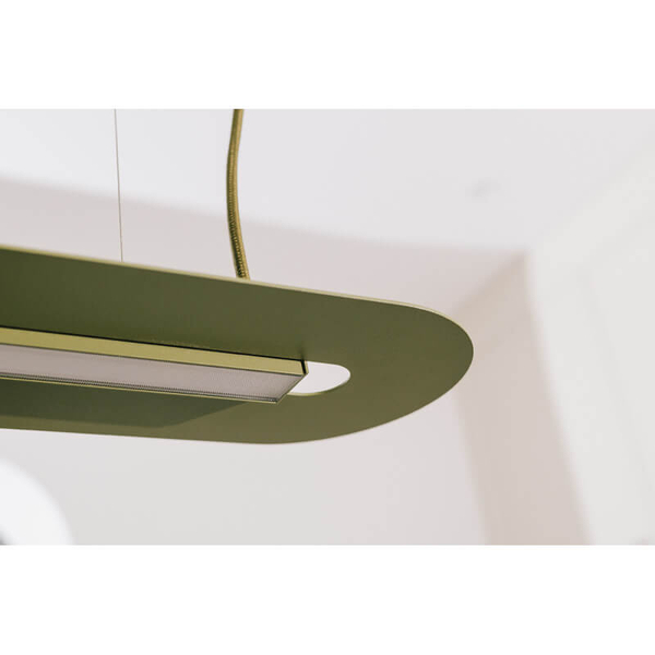 Lampa wisząca belka Senkei SNC61414P2 LED 28,8 3000K oliwkowa