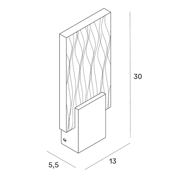Szklana lampa wisząca glamour VETRO W0361 Maxlight LED 3W 3000K czarny przezroczysty