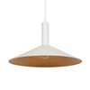 Lampa zwis Capri 41016 Sigma do jadalni plate biała miedziana