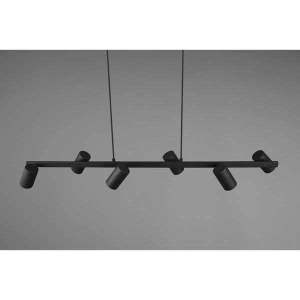 Lampa wisząca na listwie VANTOS DL632302400 Trio metalowa czarny