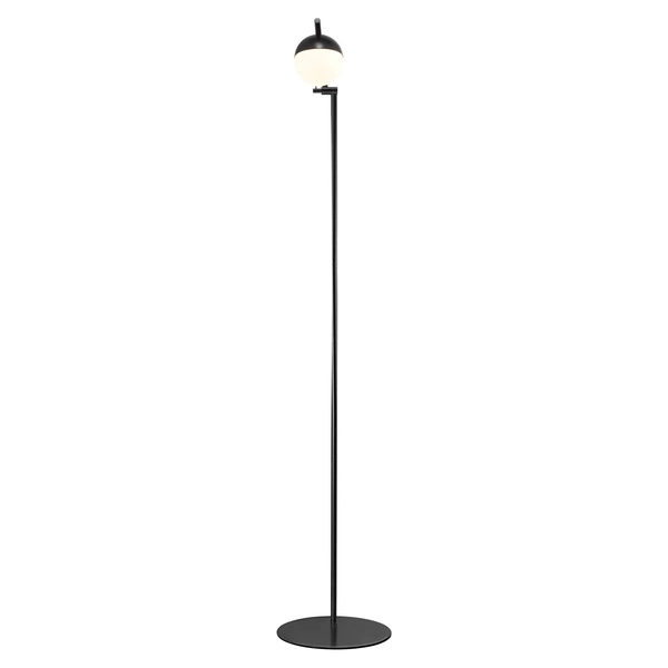 Lampa podłogowa Contina 2010994003 Nordlux z regulacją kula czarna