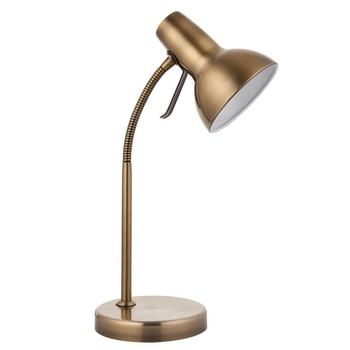 Biurkowa lampka regulowana Amalfi 76646 na peszlu mosiądz