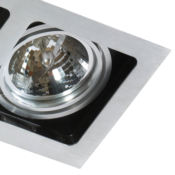 Lampa wpuszczana Sisto AZ0794 prostokątna spot aluminium