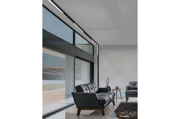 Ledowa lampa do szynoprzewodu magnetycznego Saga AZ4605 12W 4000K czarna