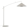 Podłogowa lampa POISE 11686 tkaninowa stożek beżowa