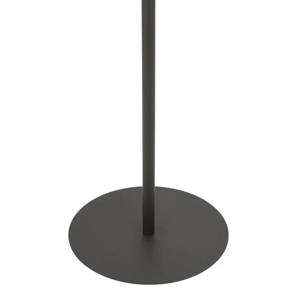 Podłogowa lampa do sypialni LAGO 11676 tuba tkanina szara