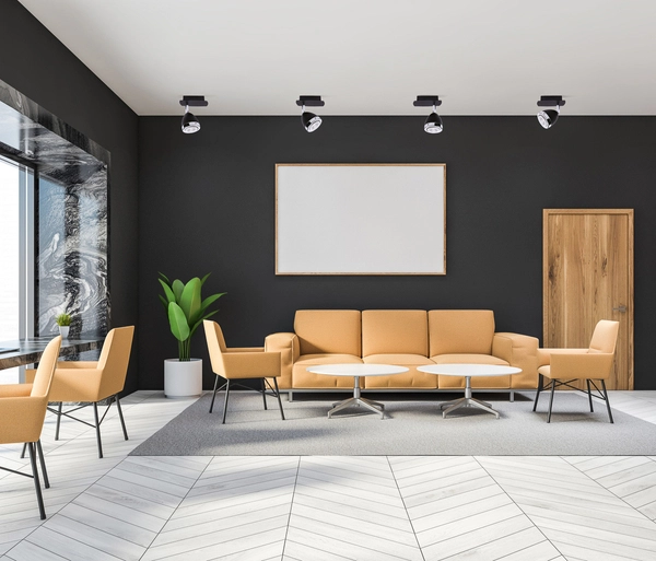 Regulowana LAMPA sufitowa CALASA SPL-9372-1A BL Italux metalowa OPRAWA reflektorek downlight czarny chrom