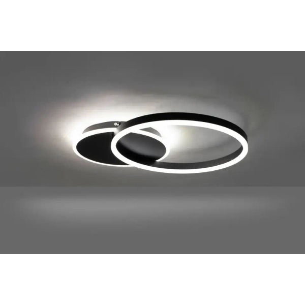 Plafon ring RINGS MSE1501100507 LED 30W 2500-6000K z pilotem czarny