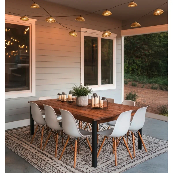 Girlanda zewnętrzna do ogrodu MOOD R74761932 IP44 z żarówkami czarny