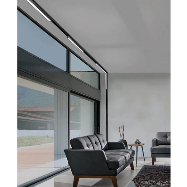 Sufitowo-ścienna lampa do szyny ALFA AZ5515 LED 25W 3000-6000K czarny