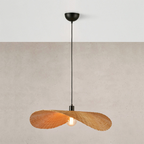 Wisząca lampa sypialniana Rayo 108677 Markslojd bambus naturalny czarny