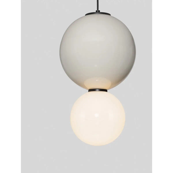 Okrągła lampa wisząca JORELIA LE45246 LED 7W 3000K nad stół biała szara