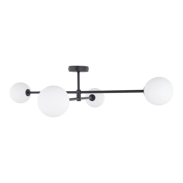 Salonowa lampa sufitowa Sarius 4735 TK Lighting szkło metal kule biały czarny