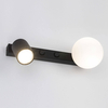 Naścienna lampa regulowana Vox 10148 bubble tubka czarna biała