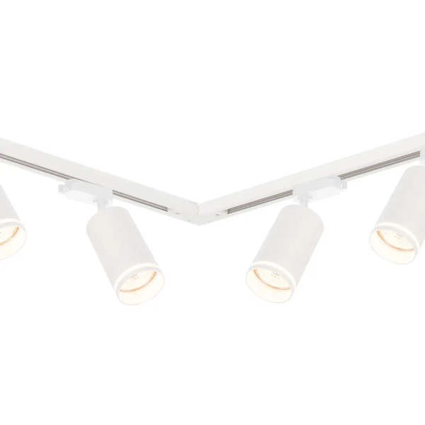 Regulowana lampa sufitowa 2m Pipe Ring Track ML2086 tubki biały