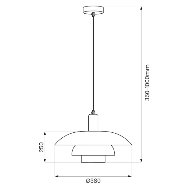 Jadalniana lampa wisząca Ferro ML2361 nad stół kaszmir