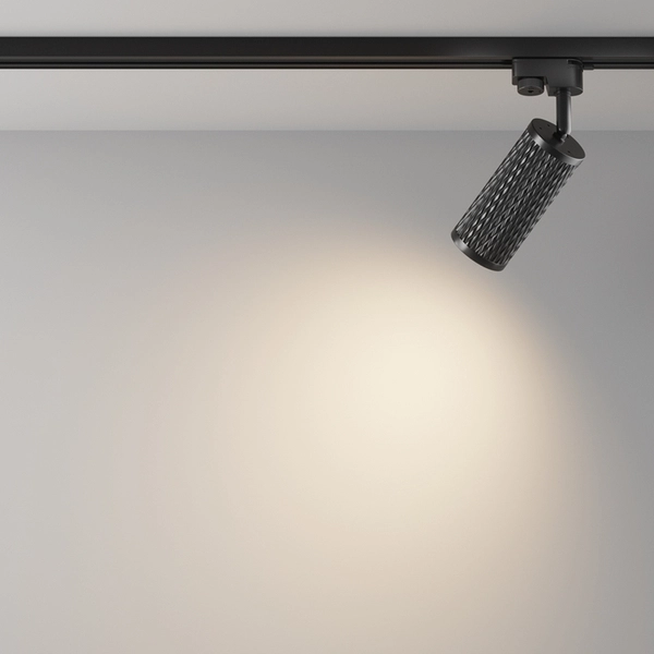 Lampa szynowa Focus TR011-1-GU10-B 1-fazowa regulowana czarna