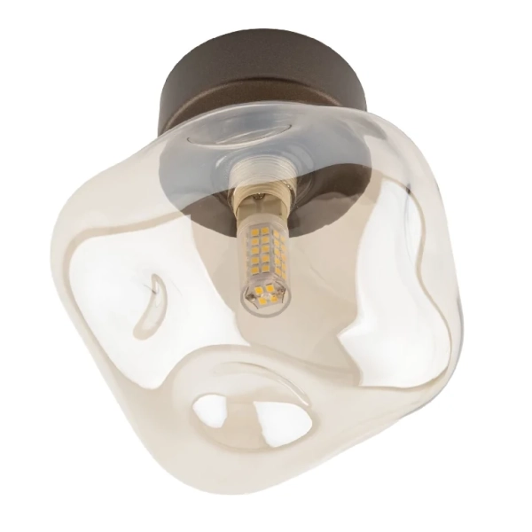 Jadalniana lampa sufitowa Lava 11034 nieregularna brązowa