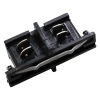 Mini łącznik szynowy prosty 3-obwodowy Track ML2137 czarny