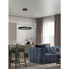 Ściemnialna lampa wisząca BATALLAS LE44783 LED 52W 3000K czarny
