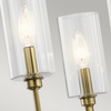 Lampa wisząca z kloszami QN-KIMROSE6-BNB do salonu mosiądz