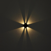Lampa ścienna Solar 36494 Globo LED 0,8W zmienna barwa z włącznikiem IP54 czarna