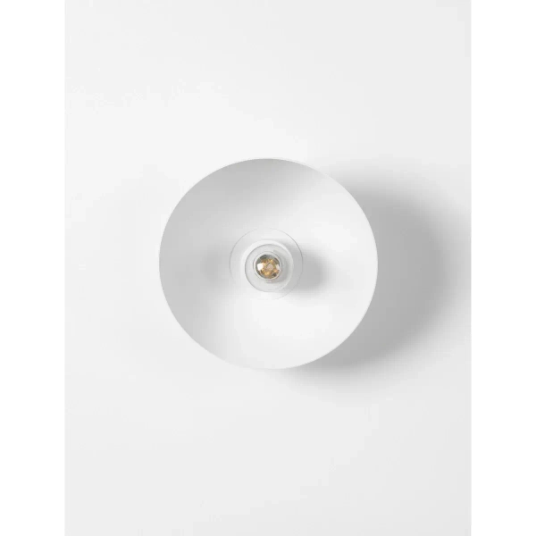 Minimalistyczna miska ścienna lampa VENTORO LE45589 biała