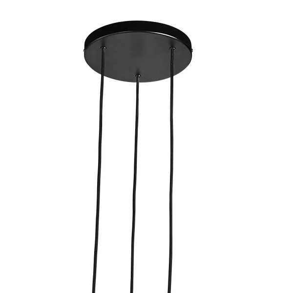 Wisząca lampa potrójna Tilo 2410473003 nad wyspę tuby czarne