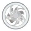 Sufitowy wiatrak Fanricius srebrny biały 71335 LED 40W 3000-6000K CCT na pilot