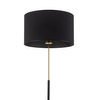 Tkaninowa lampa stojąca LORD 5153 TK Lighting z włącznikiem czarna