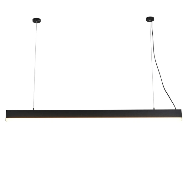 Biurowa lampa wisząca Sigi PL0129-BK Yaskr LED 36W 3000K czarna
