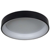 Okrągła LAMPA sufitowa GEORGIA LP-049/1C BK Light Prestige metalowa OPRAWA natynkowa LED 36W 3000K czarna