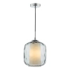 Wisząca szklana lampa Majella MAJ0150 do jadalni przydymiony chrom