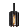 Sypialniana lampa wisząca Rafal 45492/03/36 filc czarna szara