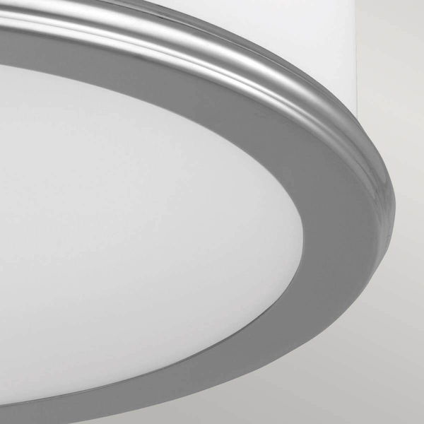 Okrągły plafon Payne FE-PAYNE-F-BATH Feiss IP44 szkło chrom biały