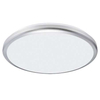 Sufitowa LAMPA plafon PLANAR 03841 Ideus hermetyczna OPRAWA okrągła LED 36W 4000K zewnętrzna IP54 srebrna
