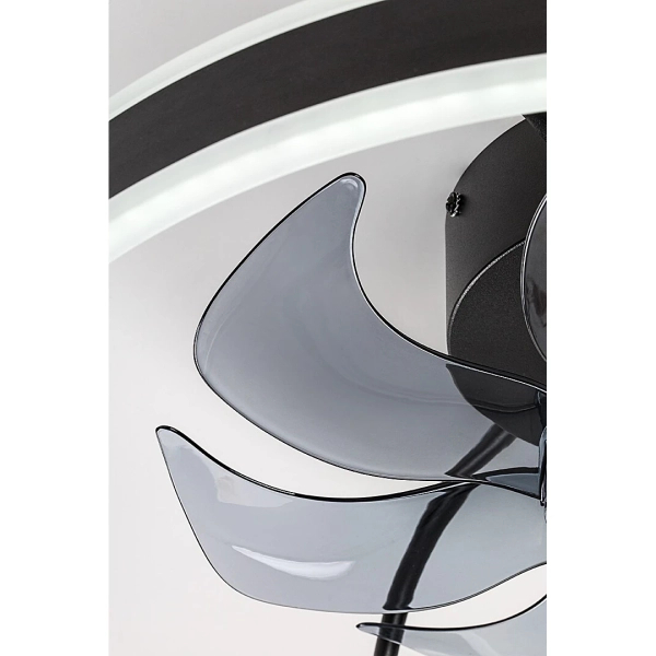 Sufitowy wiatrak z modułem LED Fanfy czarny biały 71337 40W 3000-6000K CCT