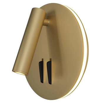 Spot kinkiet naścienny Los 176 C176-WL-01-6W-MG LED 9W 3000K złoty