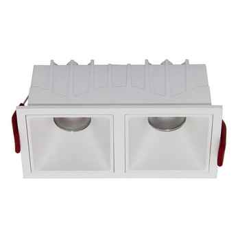 Sufitowa lampa wpuszczana Alfa DL043-02-10W4K-SQ-W LED 20W 4000K biały