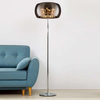 Podłogowa lampa glamour CRYSTAL F0076-04A-F4FZ szklana kryształki chrom