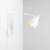 Lampa ścienna Soho 1002C_M Aldex biały kinkiet na wysięgniku regulowany