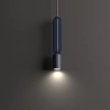 Wisząca lampa nad wyspę CAMELEON SINGLES 12202 granatowa beżowa