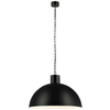 Wisząca LAMPA industrialna EKELUND 107736 Markslojd loftowa OPRAWA metalowa kopuła ZWIS na łańcuchu czarna