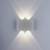 Srebrna lampa ogrodowa Carlo LED 3,2W 3000K zewnętrzny kinkiet