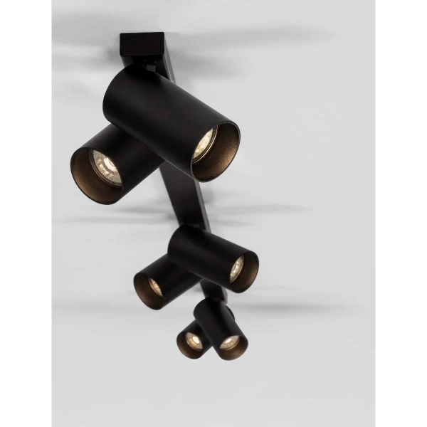 Lampa sufitowa do sypialni FALORIA LE45653 tubki metalowe czarne