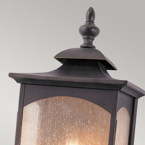 Kinkiet elewacyjny QN-MARKET-SQUARE-L latarenka brązowa