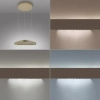 Opuszczana lampa wisząca na pilot Q-STRETTO brązowa 2690-97 2xLED 61W 2200-5000K CCT